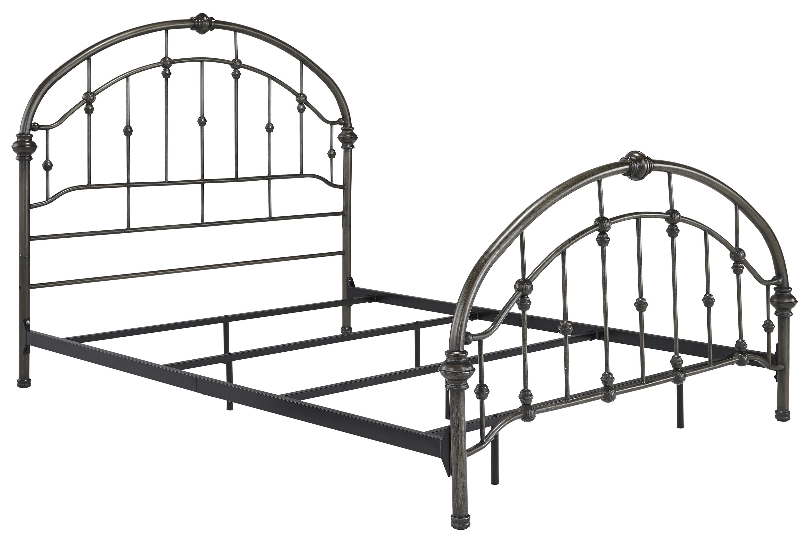 Signature Design by Ashley Nashburg B280181 Queen Arched Metal Bed in